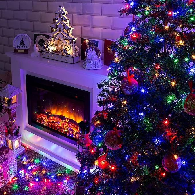 Dazzle Bright 300 LED Christmas String Lights, 100 FT Connectable Waterproof - Image 4