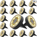 Joomer Solar Ground Lights, 16 Pack 8 LED Solar Lights Outdoor IP68 Waterproof by Joomer