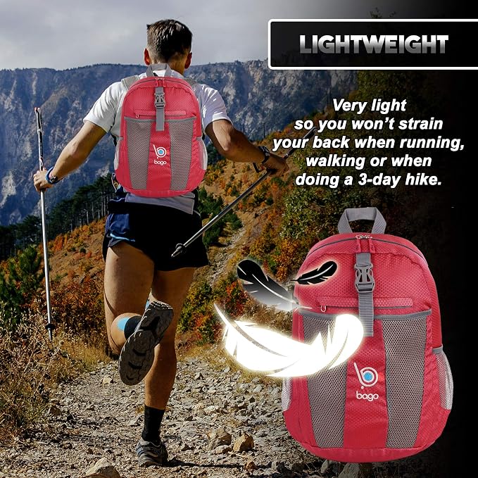 Bago Lightweight Small Hiking Backpack - Image 5