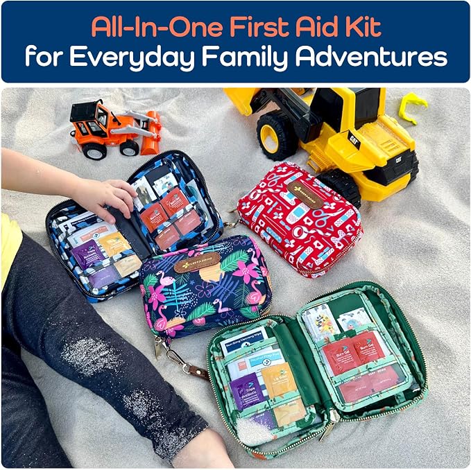 KeepGoing Travel First Aid Kit for Kids – 130 Pc. for Car, Diaper Bag & Backpack - Image 2