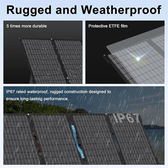 60W Portable Solar Panels Chargers - Image 6