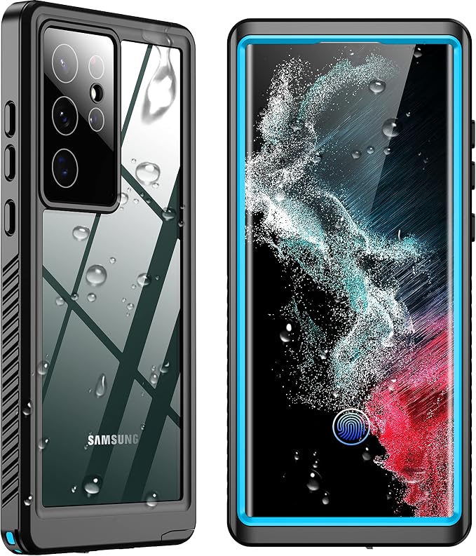 SPIDERCASE Designed for Samsung Galaxy S22 Ultra Case, Waterproof Built-in by SPIDERCASE
