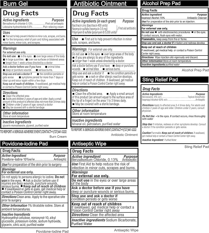 General Medi 420 Pieces Professional First Aid Kit - Image 9