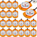 20 Pcs Acrylic Orienteering Compass Hiking Backpacking Survival Reliable by Unknown