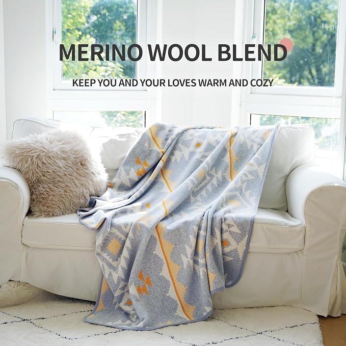 ACUSHLA Merino Wool Blend Blanket - Image 4