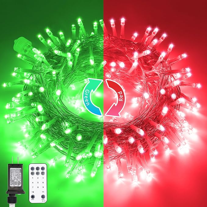 JMEXSUSS 200 LED String Lights Outdoor by JMEXSUSS