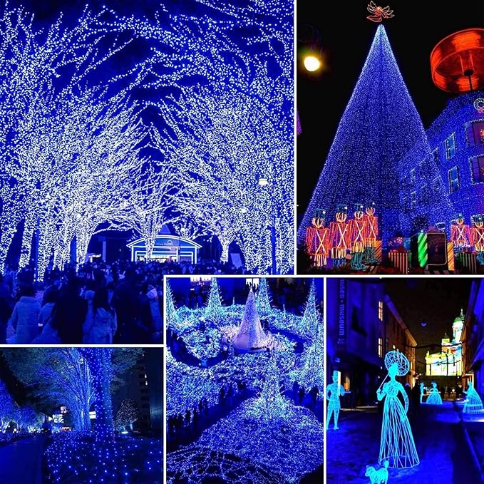 2 Pack 480 LED Solar Chrismas Lights Outdoor, 170 FT Super Long Solar String - Image 3