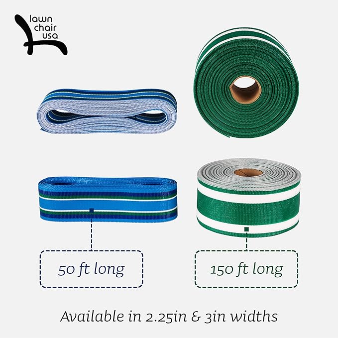 Lawn Chair USA Chair Replacement Lawn Chair Webbing - Image 3