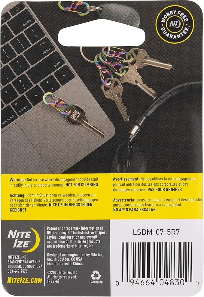 Nite Ize S-Biner MicroLock Stainless Steel - Image 7