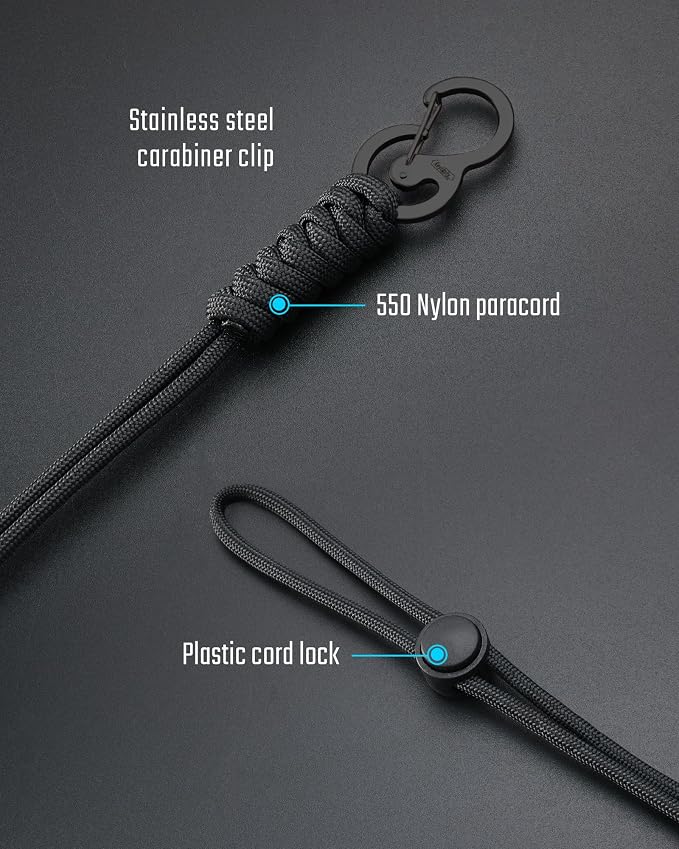 KeyUnity KC01 Braided Paracord Carabiner - Image 4