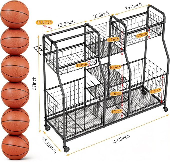 Garage Sports Equipment Organizer - Image 4