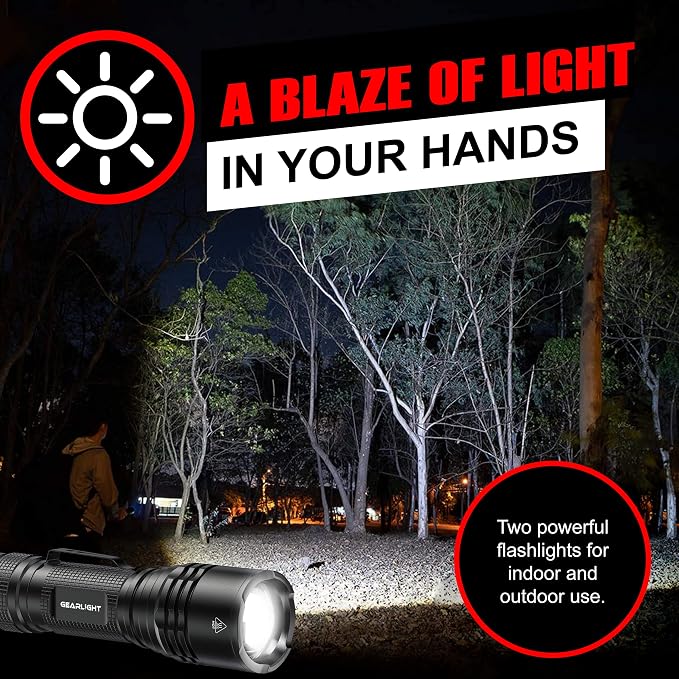 GearLight LED Tactical Flashlights High Lumens - Image 2