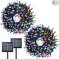 JMEXSUSS 2 Pack Solar String Lights Outdoor Waterproof, Total 400 LED 151FT by JMEXSUSS