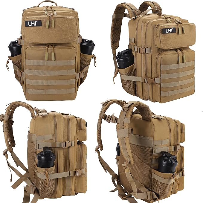 LHI Military Tactical Backpack for Men and Women 45L Army 3 Days Assault Pack - Image 2
