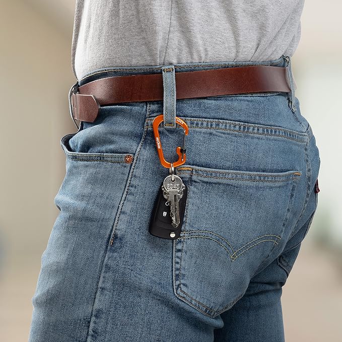 Carabiner SlideLock No3 Orange - Image 6